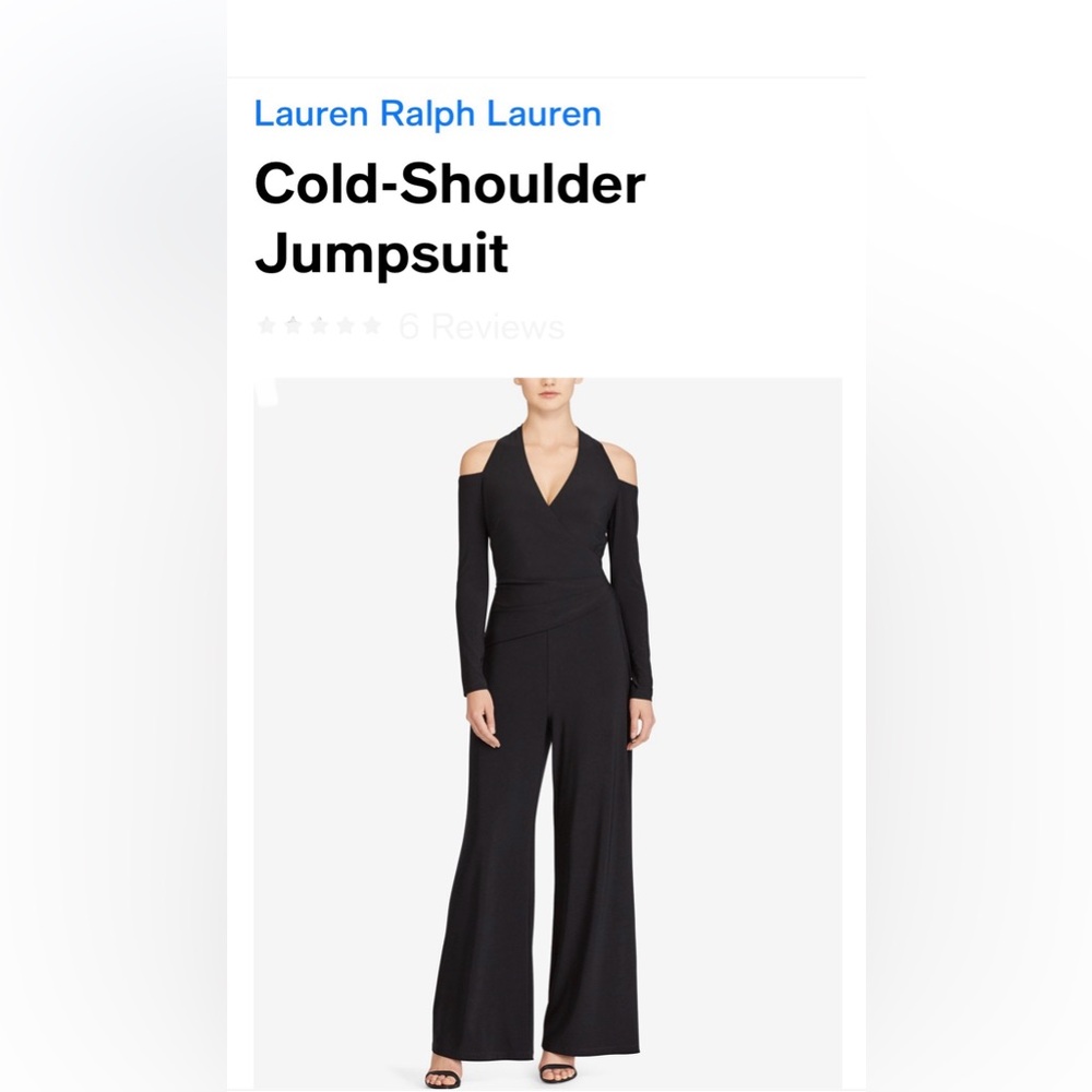 Lauren Ralph Lauren Cold-Shoulder Jumpsuit